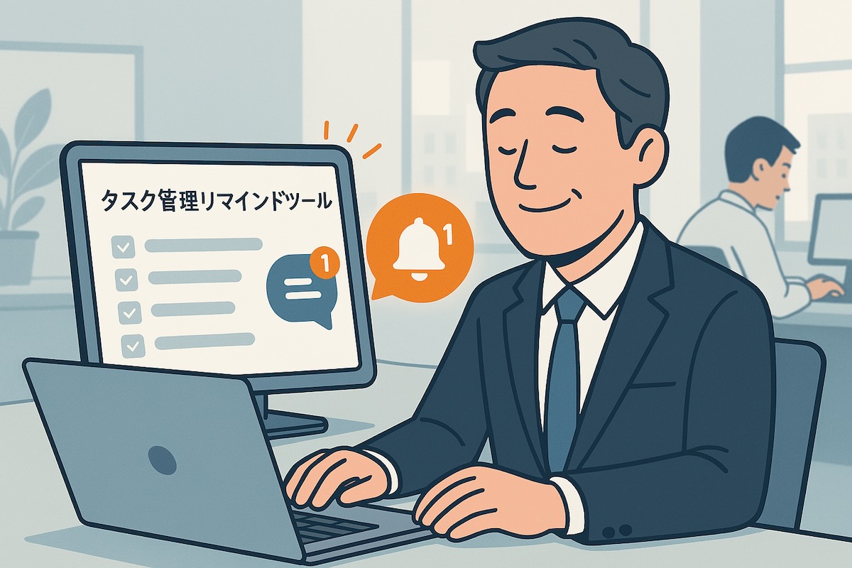 タスク管理リマインドツールのアイキャッチ画像
